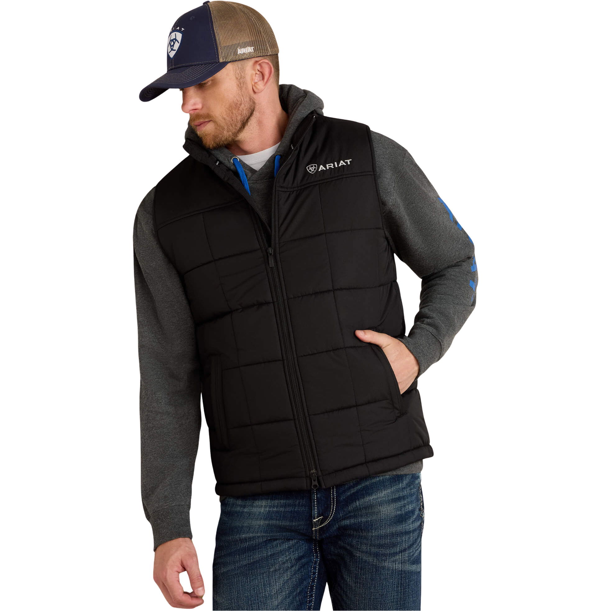2026 Ariat Mens Crius Insulated Vest 10011523 - Black